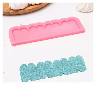 Молд «Ажурные сердца», 18×6×0,8 см