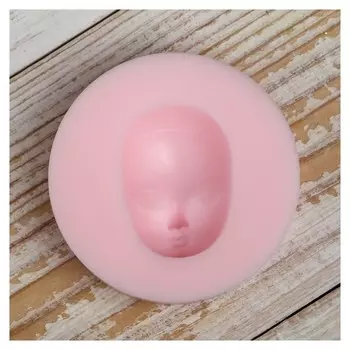 Молд для полимерной глины "Личико" 4х3 см