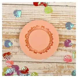 Молд для полимерной глины "Рамка круглая" D=5 см