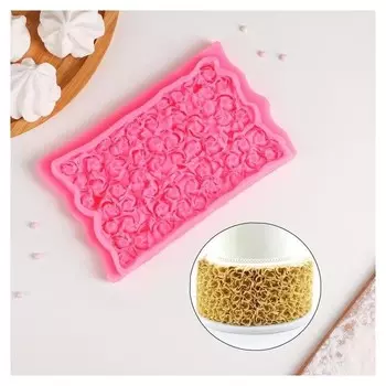 Молд «Ковер из роз», 17,5×10,7×2,3 см