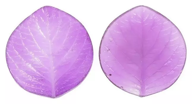 Молд "Лист розы большой" (Набор 2 шт.)