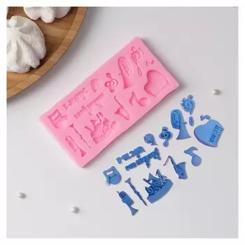 Молд «Музыка», 11,2×5,7×0,8 см