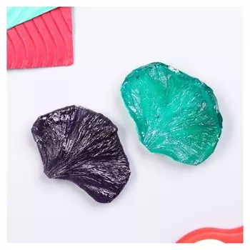 Молд пластик "Лепесток"анютины глазки" (Набор 2 детали) 4х3 см