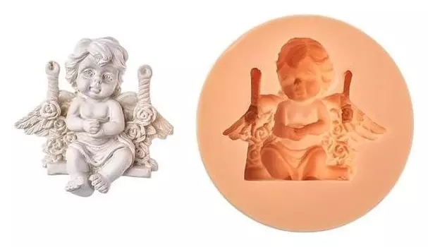 Молд силикон "Ангел"4х4,5 см