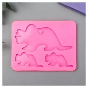 Молд силикон "Динозавры" 3 предмета