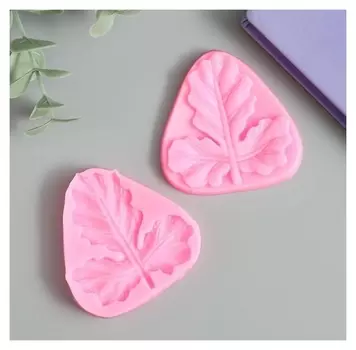 Молд силикон "Дубовый лист" набор 2 шт