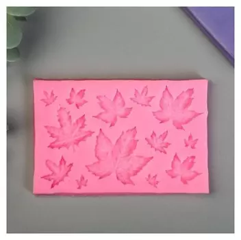 Молд силикон "Кленовые листья" 13 предметов 0,7х9,7х6,4 см