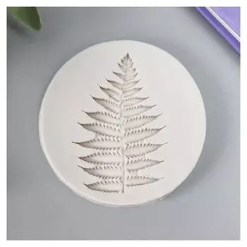 Молд силикон "Лист папоротника" 5,5х5,5х0,8 см