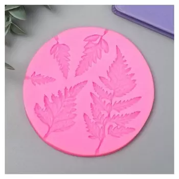 Молд силикон "Листья папоротника" 5 предметов