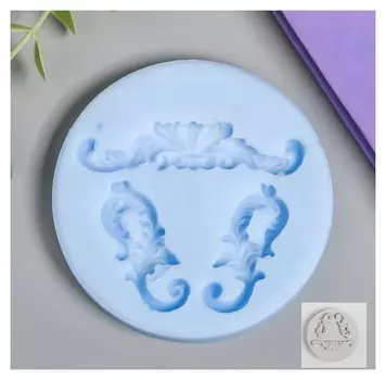 Молд силикон "Орнамент" 2 шт-4х1,5 см;1 шт-6х1,5 см, вес изд 6гр