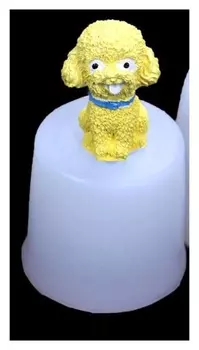 Молд силикон "Пудель" 6х5х5 см