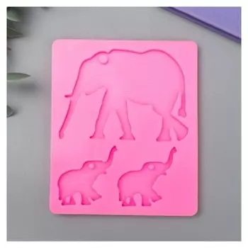 Молд силикон "Слоны" 3 предмета