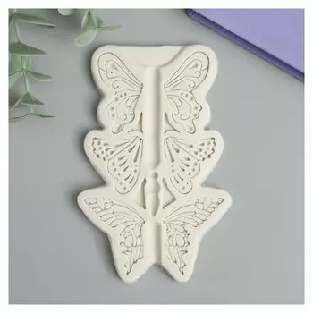 Молд силикон "Три бабочки" 3 предмета 0,6х8х12,5 см