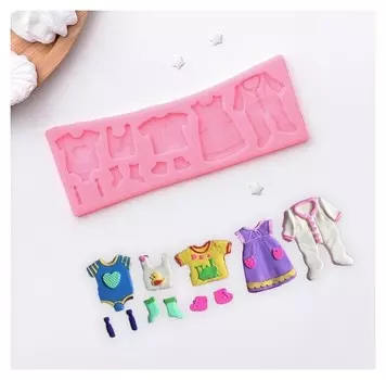 Молд силиконовый 17×6,3 см "Одежда для ребёночка"