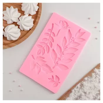 Молд силиконовый 20×12,5 см "Осенняя листва"