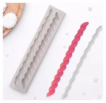 Молд силиконовый 23×4,5 см "Жгут"