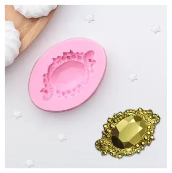 Молд силиконовый 6×4,3 см "Драгоценный камень"