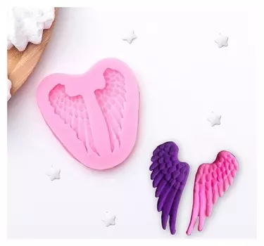 Молд силиконовый 7×6,5 см "Крылья"