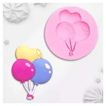 Молд силиконовый 7×7 см "Шарики"