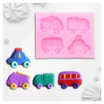 Молд силиконовый 8×6,5 см "Транспорт"