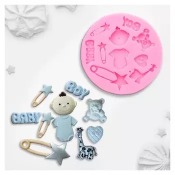 Молд силиконовый «Для новорождённого», 8×1 см