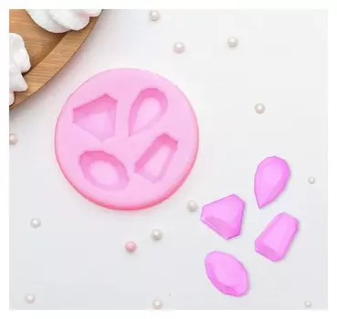 Молд силиконовый «Драгоценные камни», 7,3×1 см