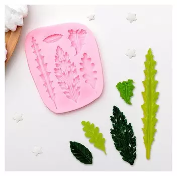 Молд силиконовый «Гербарий», 10,7×8,8 см