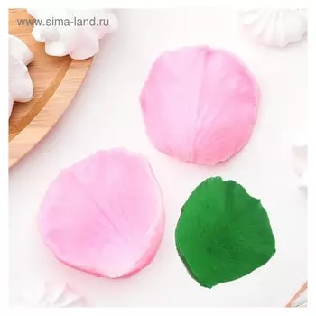 Молд силиконовый «Лепесток розы», 2 части, 6,7×6,2 см