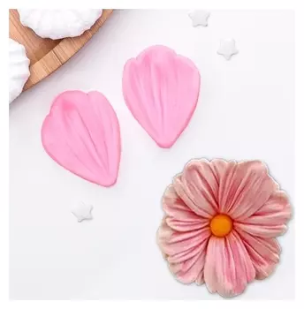 Молд силиконовый «Лепесток тюльпана», 2 части, 5,1×3,8 см