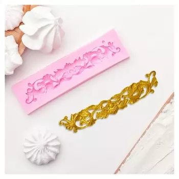 Молд силиконовый «Лепнина», 14×4 см