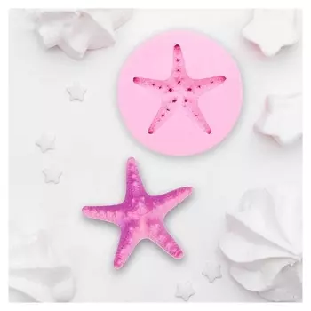 Молд силиконовый «Морская звезда», 7,5×7,5 см
