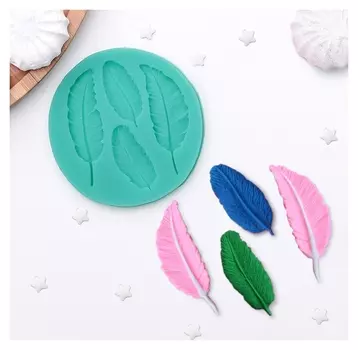 Молд силиконовый «Перышко», 9×8,6 см