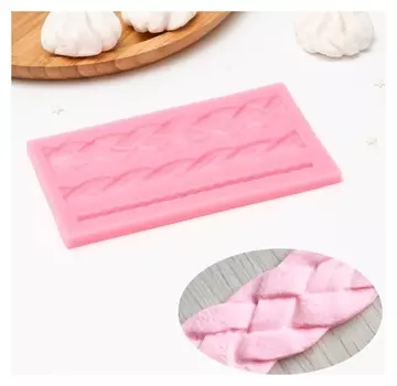 Молд силиконовый «Плетение», 15,5×8,4×0,8 см