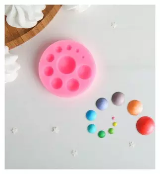 Молд силиконовый «Полусфера», 6,5 см