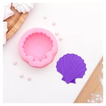 Молд силиконовый «Ракушка», 6×6 см