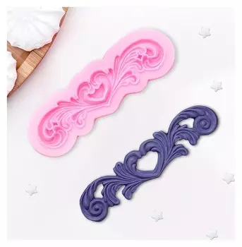 Молд силиконовый «Узор», 18×6 см