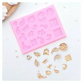 Молд силиконовый « узоров», 13×9,5 см