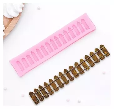 Молд силиконовый «Заборчик», 17×3,6 см