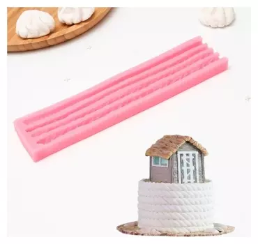 Молд «Верёвочки», 24×5,5×1,7 см