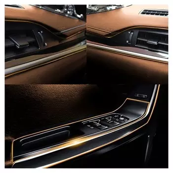 Молдинг гибкий внутрисалонный, золото, 5 м