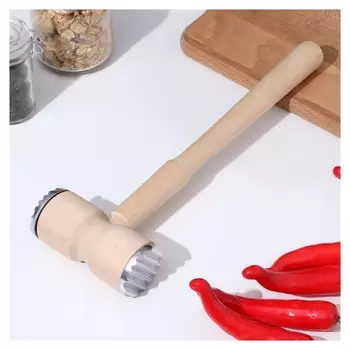 Молоток для мяса деревянный с металлом