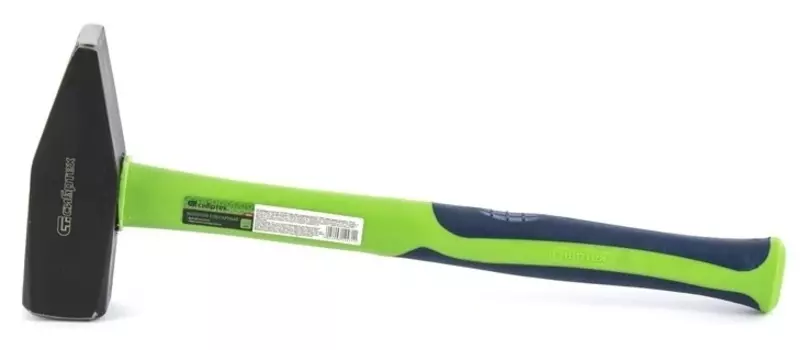 Молоток слесарный, 1500 г, фибергласовая обрезиненная рукоятка