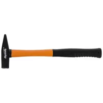 Молоток слесарный, 200 г, фибергласовая обрезиненная рукоятка