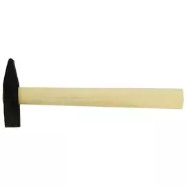 Молоток слесарный, 400 г, квадратный боек, деревянная рукоятка россия