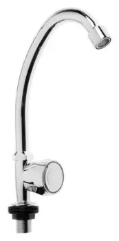 Моносмеситель Zein Z10380102, кран-букса 3/8" резина, без подводки, хром