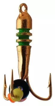 Мормышка чёртик 2,5 с рисками (Гальваника)