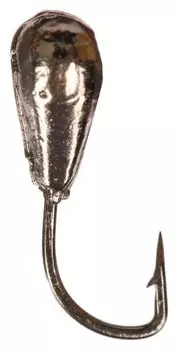 Мормышка «Капля» с отверстием, цвет NL, D=3, 5 шт.