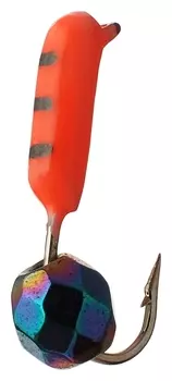 Мормышка столбик 1,5 Хамелеон цвет красный