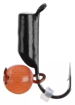 Мормышка вольфрам «Кошачий глаз» 0,58 г, подвес D2 красный