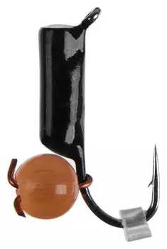 Мормышка вольфрам «Кошачий глаз» 0,58 г, подвес D2 оранжевый